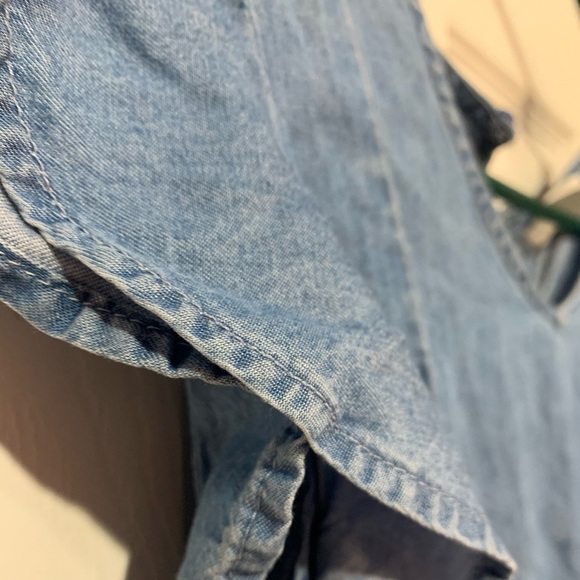 Old Navy Denim Ruffle Dress - Picture 3 of 5